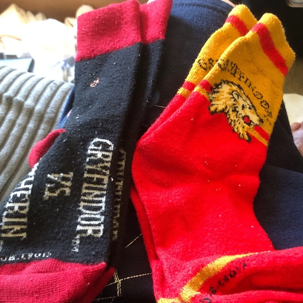 Red & Gold Crew Socks - Licensed Fan Socks